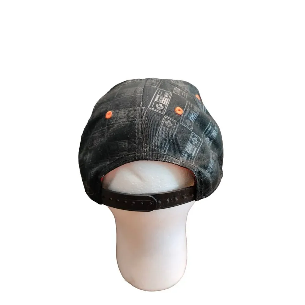 Nintendo Hat Mens Black Adjustable 2000s‎ Y2K Video Game Console Cap Snapback